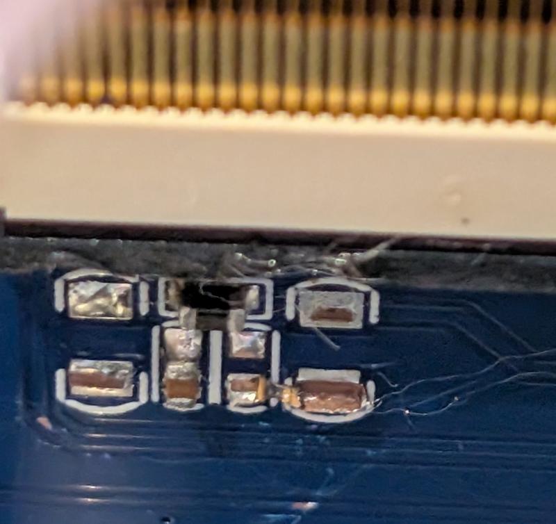 damaged components